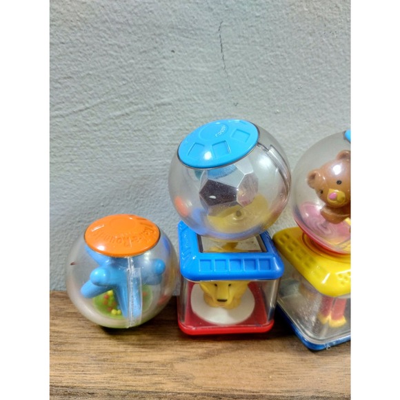 Fisher Price Peekaboo Blocks ABCs 6 Assorted Pieces (mt1) - Picture 2 of 7